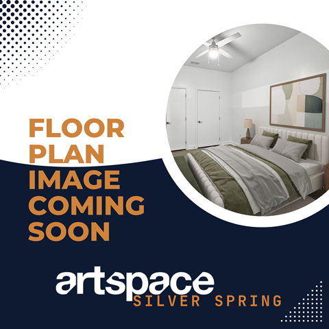 Floor plan for 2 beds, 1 bath, 1051 sqft